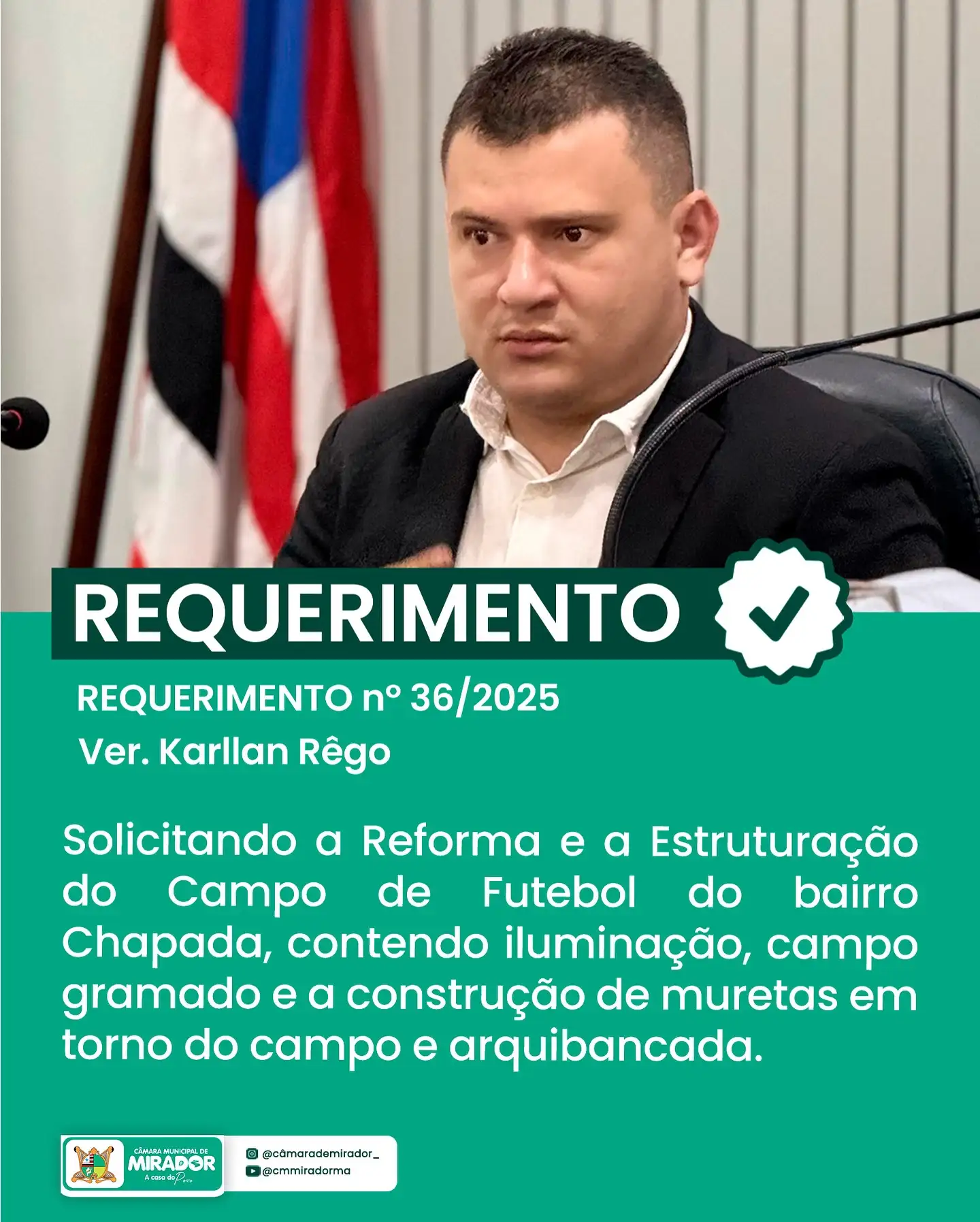 Foto 5 – Resumo da Última Sessão | Câmara Municipal de Mirador