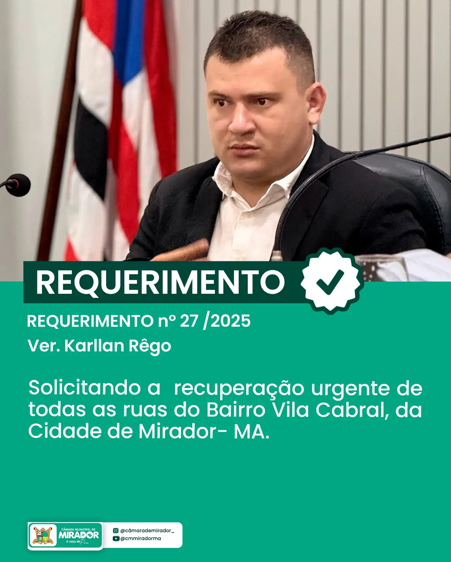 Foto 1 – Resumo da Sessão – 16 de Maio | Câmara Municipal de Mirador
